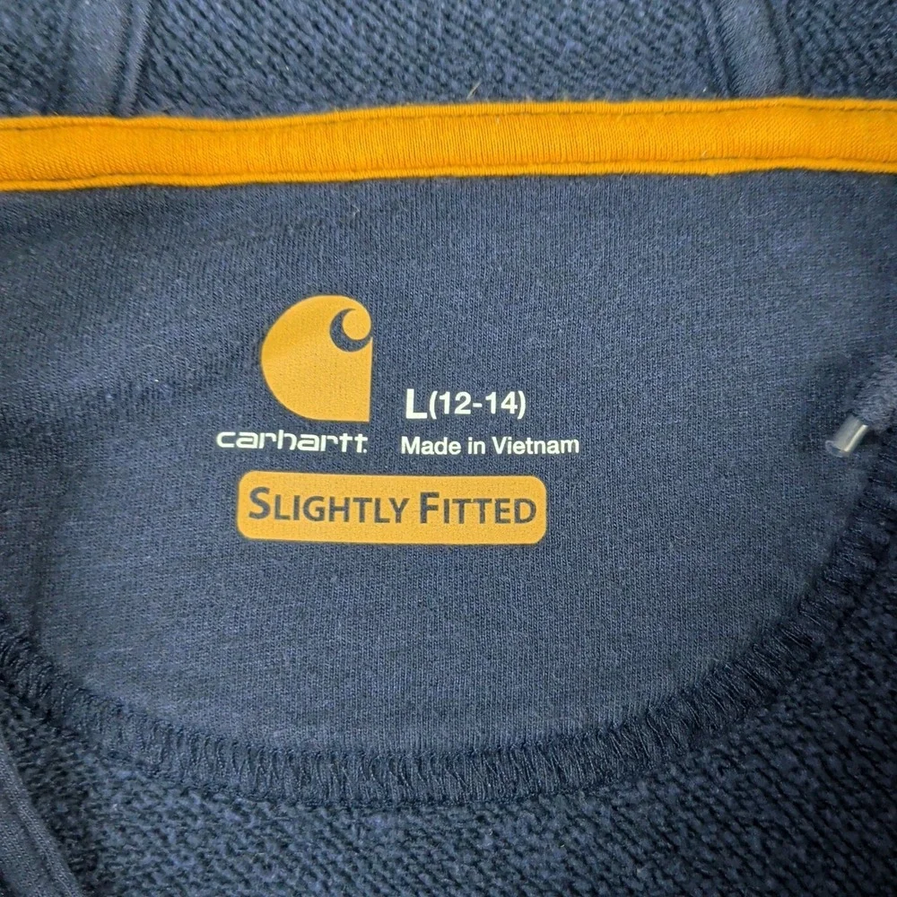 Carhartt Force Girls Large 12-14 Slightly Fitted Full Zip Jacket